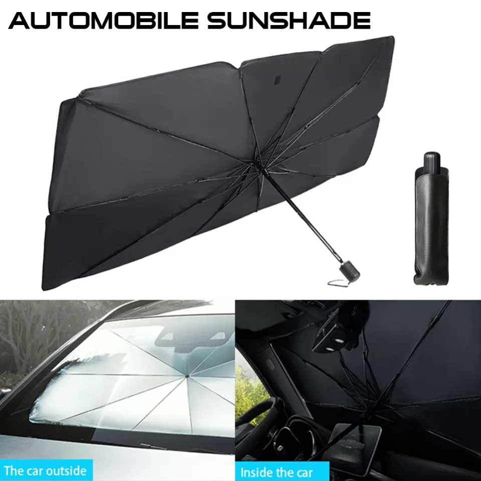 Car Windshield Sun Shade Foldable Umbrella Front Window Visor Cover For UV Protection Car Windshield Sun Shade Foldable Umbrella Front Window Visor Cover For UV Protection