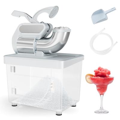 High Capacity Commercial Ice Crusher With Dual Stainless Steel Blades & Safety Switch, ETL Approved Ice Shaver High Capacity Commercial Ice Crusher With Dual Stainless Steel Blades & Safety Switch, ETL Approved Ice Shaver