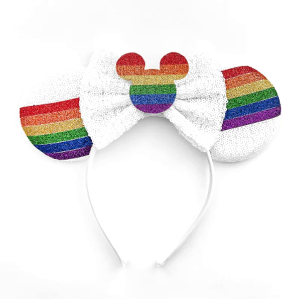 New Style Mickey Minnie Ear Headband Sequin Bows For Girls, Adults & Kids Halloween Party Cosplay Hair Accessories as Picture 20