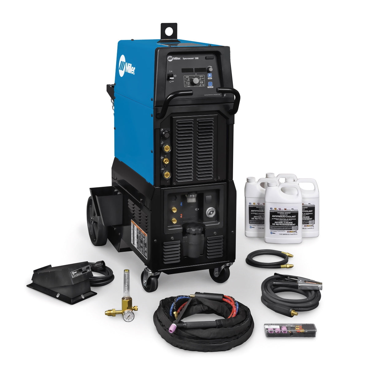 Miller Syncrowave 300 AC/DC TIG and Stick Welder Complete Pkg w/Foot Control