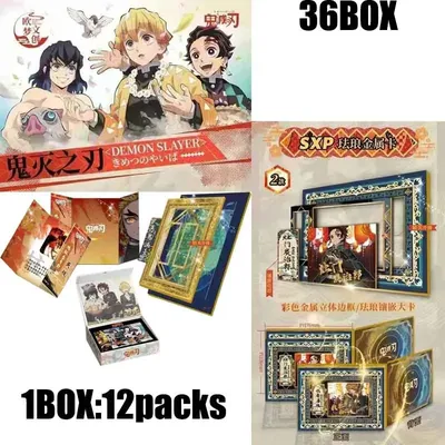 Demon Slayer Cards Booster Box Collection Wave 1, Großhandel für Spielkarten, Spiele, Brett, Party, Kinderspielzeug, Mystery Pack Image
