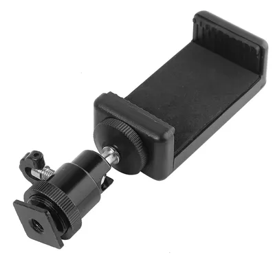 Handy-Clip halter kompakt und tragbar tragen bequeme 360 Kugelkopf Blitzschuh-Adapter halterung für Kameras tativ