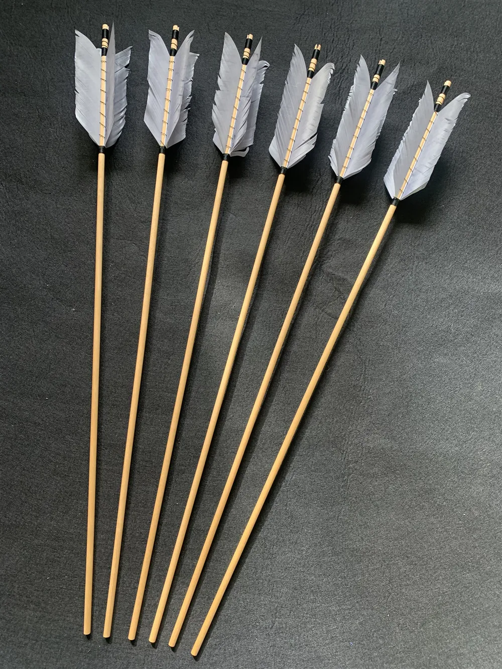 6/12 stücke OD 8,0mm Bogenschießen Flu-Flu Holz Pfeile Mit Gummi Stumpfe Spitze 4 stücke 5'' Türkei federn Traditionellen Bogen Jagd