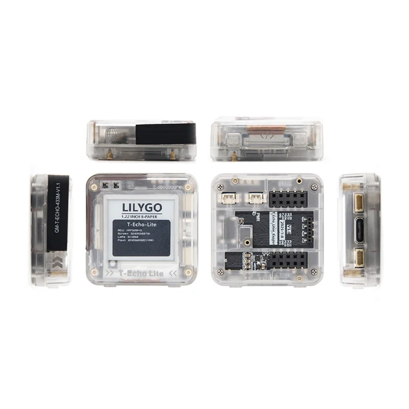 FULL-Lilygo T-Echo Lite NRF52840 GPS-Modul-Entwicklungsplatine mit extrem geringem Stromverbrauch und meshtastic-kompatiblem Lora E-Paper Displa Image