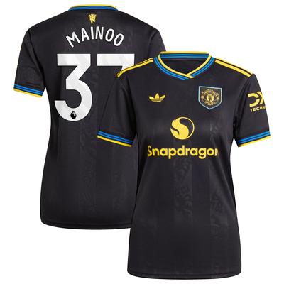 Manchester United adidas Ersatztrikot 2025-26 – Damen mit Aufdruck Mainoo 37 Image
