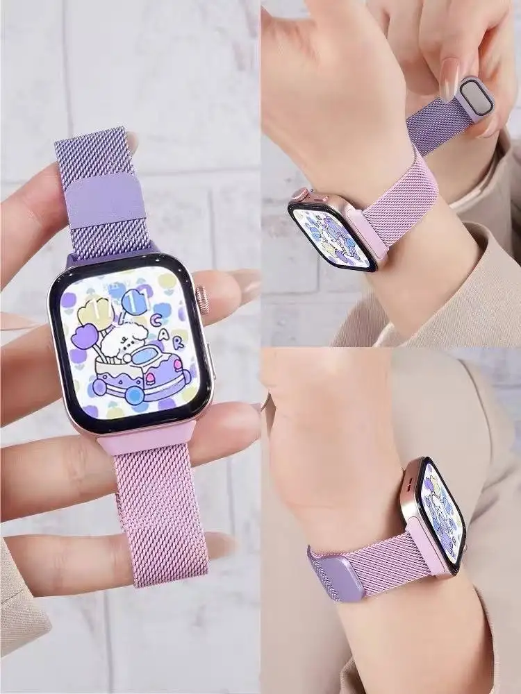 Milanaise-Loop-Band für Huawei Watch FIT 4 Pro-Fit 4-Armband, magnetisches Edelstahl-Correa für Huawei Fit 3 Fit4-Bänder, Zubehör Image