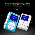 Supporto portatile Clip per scheda TF da 32 GB Schermo LCD Lettore musicale MP3 Mini lettore MP3 Lettore musicale sportivo Radio FM