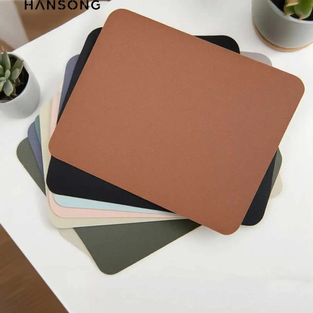 Mehr Größe Büro Computer Schreibtisch Schutz Matte PU Leder Wasserdicht Rutschfeste Mauspad Desktop Tastatur Schreibtisch Pad Gaming Mousepad