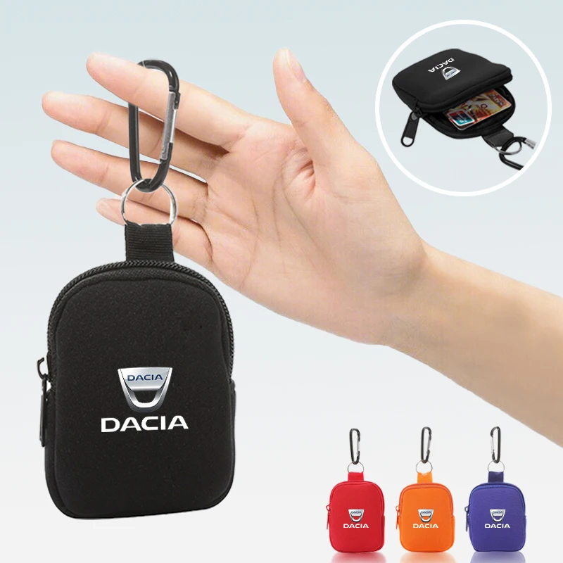 Porte-carte de crédit de voiture portefeuilles porte-carte bancaire sac à main pour Dacia Duster Stepway Logan Sandero Dokker Lodgy Jogger printemps