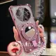 Per Huawei Honor X6C X8C X8B X8A X7C X7B X9A X9B X9C X6A X6B Custodia Glitter Specchio Staffa magnetica Supporto per telefono Bracciale Cover