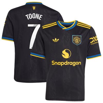 Manchester United adidas WSL Ausweichtrikot 2025-26 – Kinder mit Aufdruck Toone 7 Image
