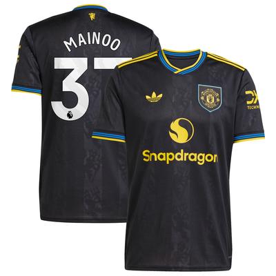 Manchester United adidas Ausweichtrikot 2025-26 mit Aufdruck Mainoo 37 Image