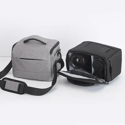 DSLR Camera Bag Handbags Nylon Shoulder Bag Camera Case Portable Cameras Bag for Sony Nikon Canon Panasonic Fuji SLR Camera