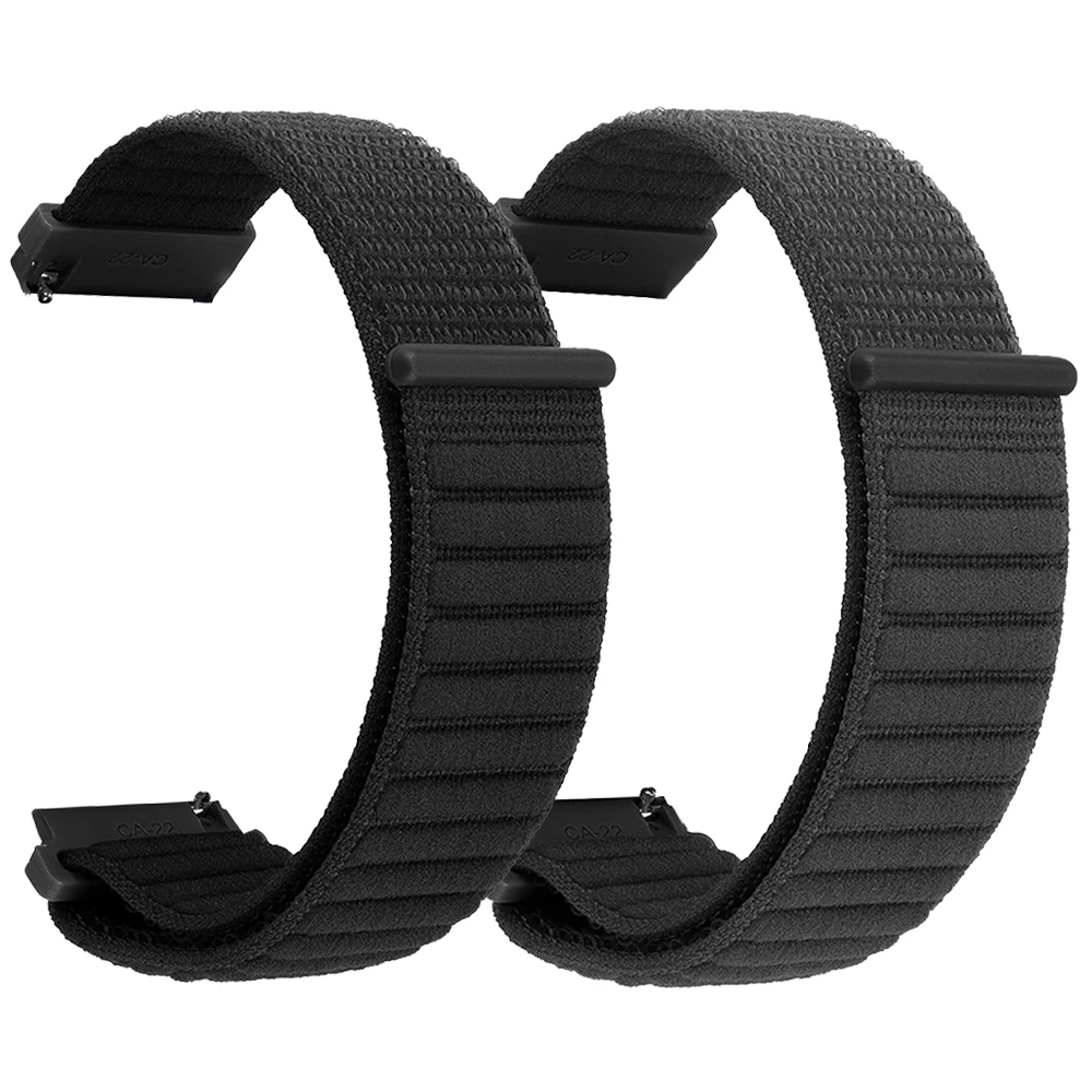 20 mm 22 mm Nylon-Schlaufenarmband für Garmin Forerunner 570 47 mm 42 mm 55 165 265 255 Active 5/Vivoactive 6 5/Venu 3/2/Sq2 Armband Image