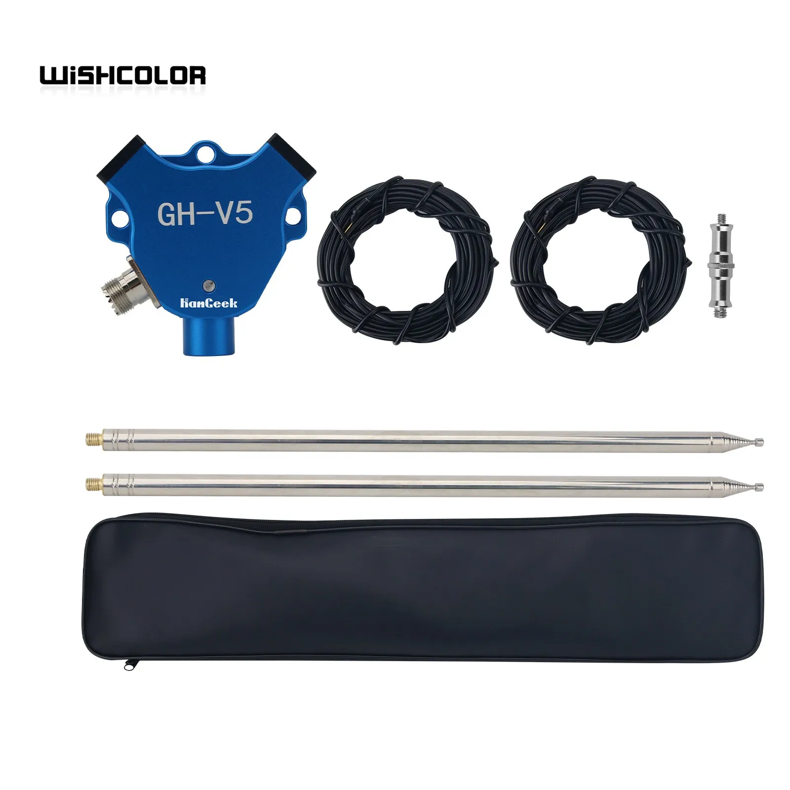 HamGeek GH-V5 V-förmige Antenne 7 MHz-430 MHz 200 W IP68 wasserdichte Balun-Dipol-Kurzwellenantenne Image