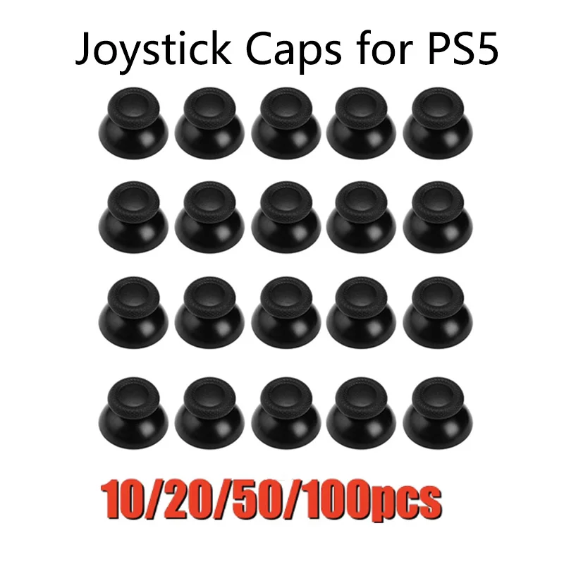 For PlayStation 5 PS5 Controller Thumbstick 3D Analog Thumb Stick Joystick Caps Replacement Joystick Thumb Stick Thumb Grip Caps