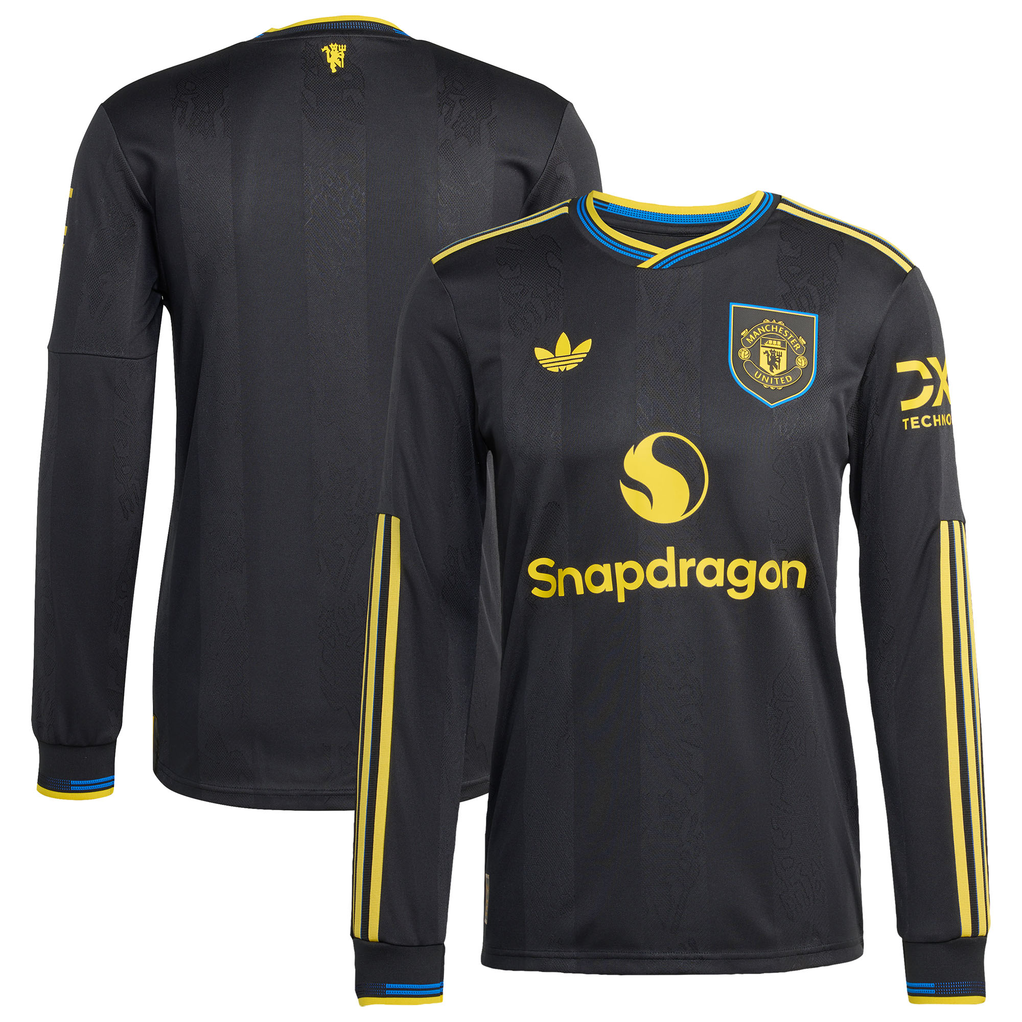 Manchester United adidas Drittes Authentic-Trikot 2025–26 – Langarm Image
