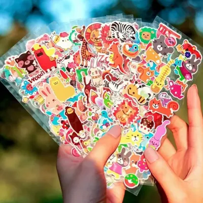 10 Blatt 3D-Puffy-Aufkleber für Kinder, Cartoon-Tier-Aufkleber, Kindergarten-Belohnungsaufkleber, Spielzeug für Kinder, Geschenk für Jungen und Mädchen Image