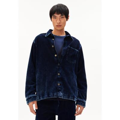 YUNAAI INDIGO CORD | Overshirt aus Bio-Baumwolle - blau (L) Image