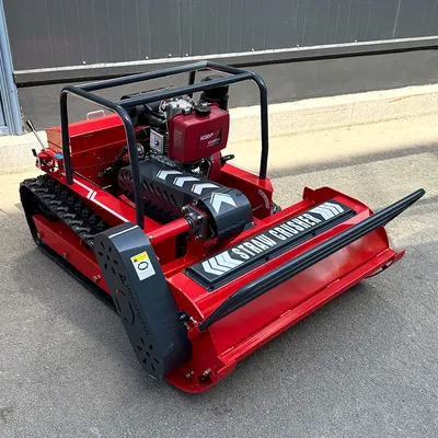 Customized EPA Euro V Grass Robot Slope Crawler Remote Control Flail Mower