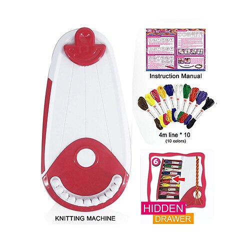 Spielzeug zum Basteln von Freundschaftsarmbändern, Geschenkideen für Mädchen, Geburtstagsgeschenk für Teenager-Mädchen, Werkzeug zum Basteln von Schnüren, Armband-DIY, Reise-Aktivitätsset für Kinder, Image