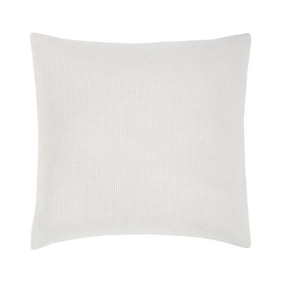 Surya Waffle White Euro Sham