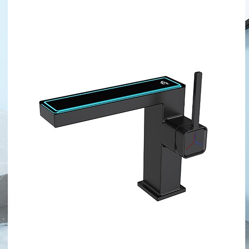 Waschbeckenarmatur - Klassisch Gebürstetes Nickel / Galvanisiert / Lackierte Oberflächen Mittelset Einhebel EinlochBath Taps Image