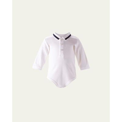 Rachel Riley Boy's Long-Sleeve Cotton Bodysuit