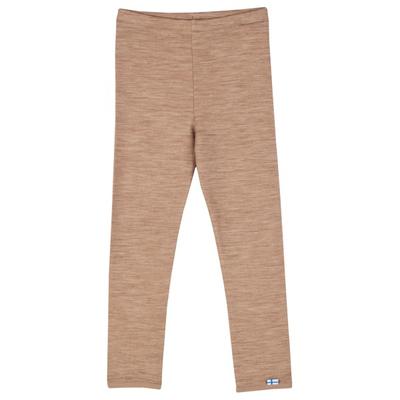 Finkid - Kid's Leikki Soft - Merinounterwäsche Gr 120/130 beige/braun