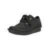 Schnürschuh CLARKS "Funny Dream", Damen, Gr. 38, schwarz, Leder, modisch, Schuhe, in stilvoller vintage-inspirierter Optik