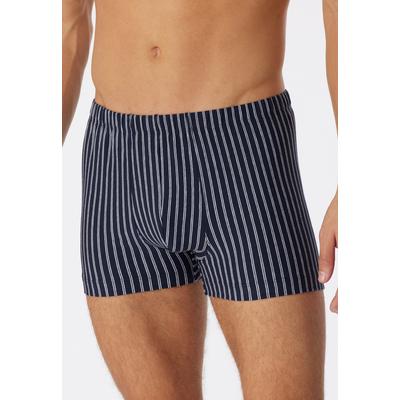 Boxershorts SCHIESSER "95/5 Essentials", Herren, Gr. 5, 803, blau, Single Jersey, Obermaterial: 95% Baumwolle, 5% Elasthan, körpernah, Unterhosen, ohne Eingriff, weich, formstabil Image