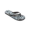 Sandale QUIKSILVER "Molokai Recycled", Gr. 12(45), blau (schwarz, blau, blau), Obermaterial: Synthetikmaterial / Außensohle: Moosgummi, Schuhe