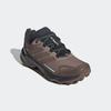 Wanderschuh ADIDAS TERREX "TERREX SKYCHASER AX5 GORE-TEX E", Gr. 40,5, trace braun, earth strata, semi impact orange, Synthetik, Textil, sportlich, Schuhe, wasserdicht