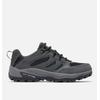 Wanderschuh COLUMBIA "REDMOND™ IV LOW WATERPROOF", Gr. 38,5, schwarz, citron haze, Mesh, Synthetik, sportlich, Schuhe, wasserdicht