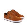 Sneaker DC SHOES "Crisis 2", Gr. 7,5(40), braun (braun, weiß), Obermaterial: Leder [Kuh] / Futter: Textil / Außensohle: Gummi, Schuhe