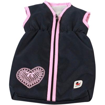 Puppen Schlafsack CHIC2000, blau (melange grau, navy), Puppenausstattungen, KinderB:27cm H:2cm T:45cm, Polyester, B:27cm H:2cm T:45cm Image