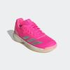 Tennisschuh ADIDAS PERFORMANCE, Gr. 38,5, lucid pink, silber metallic, bliss pink, Textil, Synthetik, sportlich, Schuhe, geeignet für Hartplatz und Sandplatz