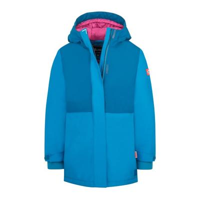 Trollkids - Girl's Hovden Coat - Mantel Gr 128 blau Image