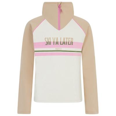 Protest - Kid's Prtwonder 1/4 Zip Active Top - Fleecepullover Gr 176 beige/weiß Image