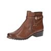 Stiefelette CAPRICE "Caprice Stiefelette Nappaleder", Damen, Gr. 38,5, braun (cognac), Nappaleder, casual, Schuhe