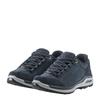 Wanderschuh LOWA "ASCONA GORE-TEX LO WS", Gr. 40, blau (navy, navy), Leder, Textil, sportlich, Schuhe, wasserdicht