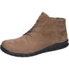 Schnürboots WALDLÄUFER "HECTOR", Herren, Gr. 9 (43), braun (schlamm), Nubukleder, unifarben, sportlich, Schuhe, High Top Sneaker, Stiefelette, Casual-Boots in Komfortweite H
