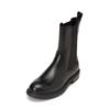 Chelseaboots MARC O'POLO "aus edlem Rindleder", Damen, Gr. 39, schwarz, Obermaterial: 100% Leder (Rind), unifarben, Schuhe