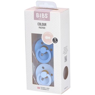 Bibs Fopspeen Sky Blue/Baby Blue Duo 0-6 2 St Sauger Image
