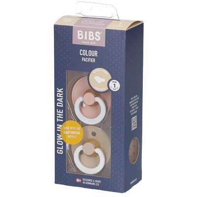 Bibs Fopspeen Anatomic Glow Vani - Blush 0-6 Maanden 2 St Sauger Image