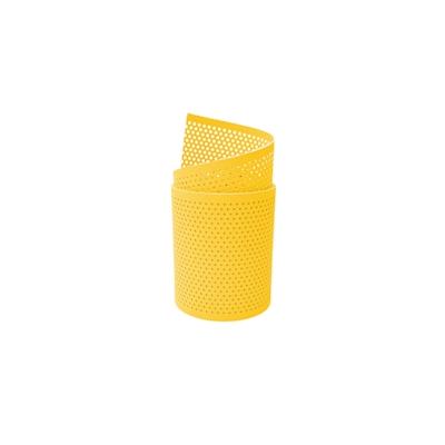 zaun|zu® Sichtschutz PP Premium Gelocht 20 Prozent Streifen Gelb 2,55m Image