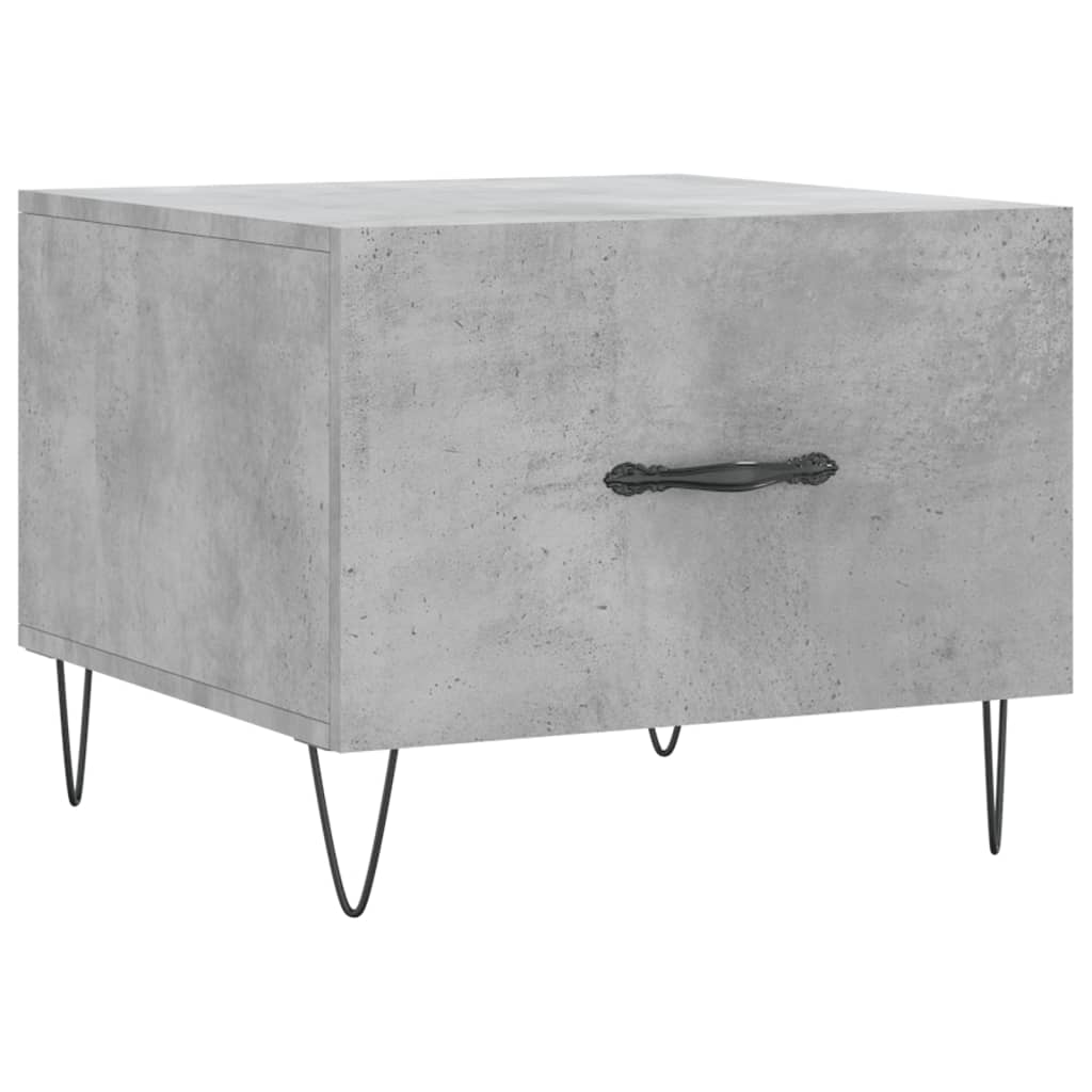 vidaXL Couchtisch Betongrau 50x50x40 cm Holzwerkstoff Image