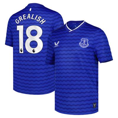 Everton Castore Heimtrikot 2025-26 - Kinder mit Aufdruck Grealish 18 Image