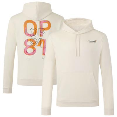 McLaren Oscar Piastri Fahrer-Kapuzenpullover – Creme – Unisex Image