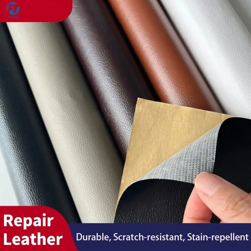 Selbstklebendes Leder für Sofa-Reparatur-Patch, Möbel, Tisch, Stuhl, Aufkleber, Sitztasche, Schuh, Bett, Fix, Ausbesserung, PU-Kunstleder, Haut